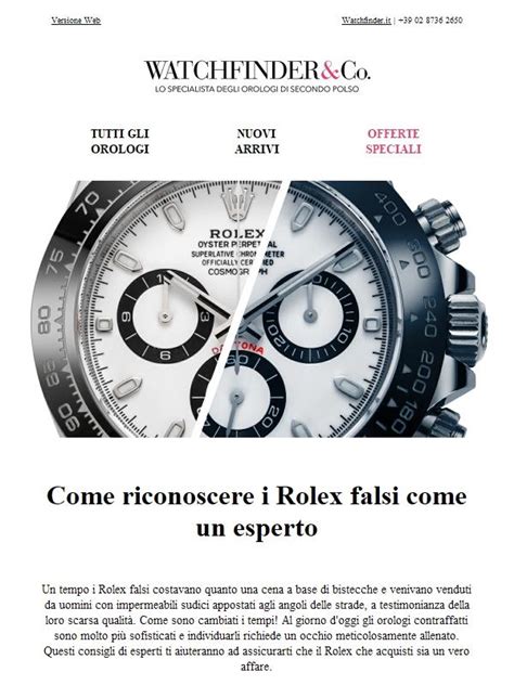 rolex falsi clienti multati|In evidenza: come riconoscere un Rolex falso.